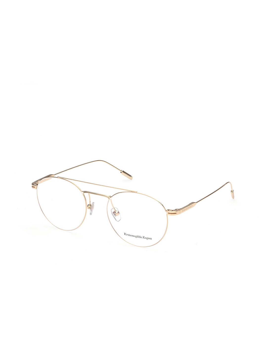 

Ermenegildo Zegna Men Full Rim Oval Frame EZ5218 51 030, Gold