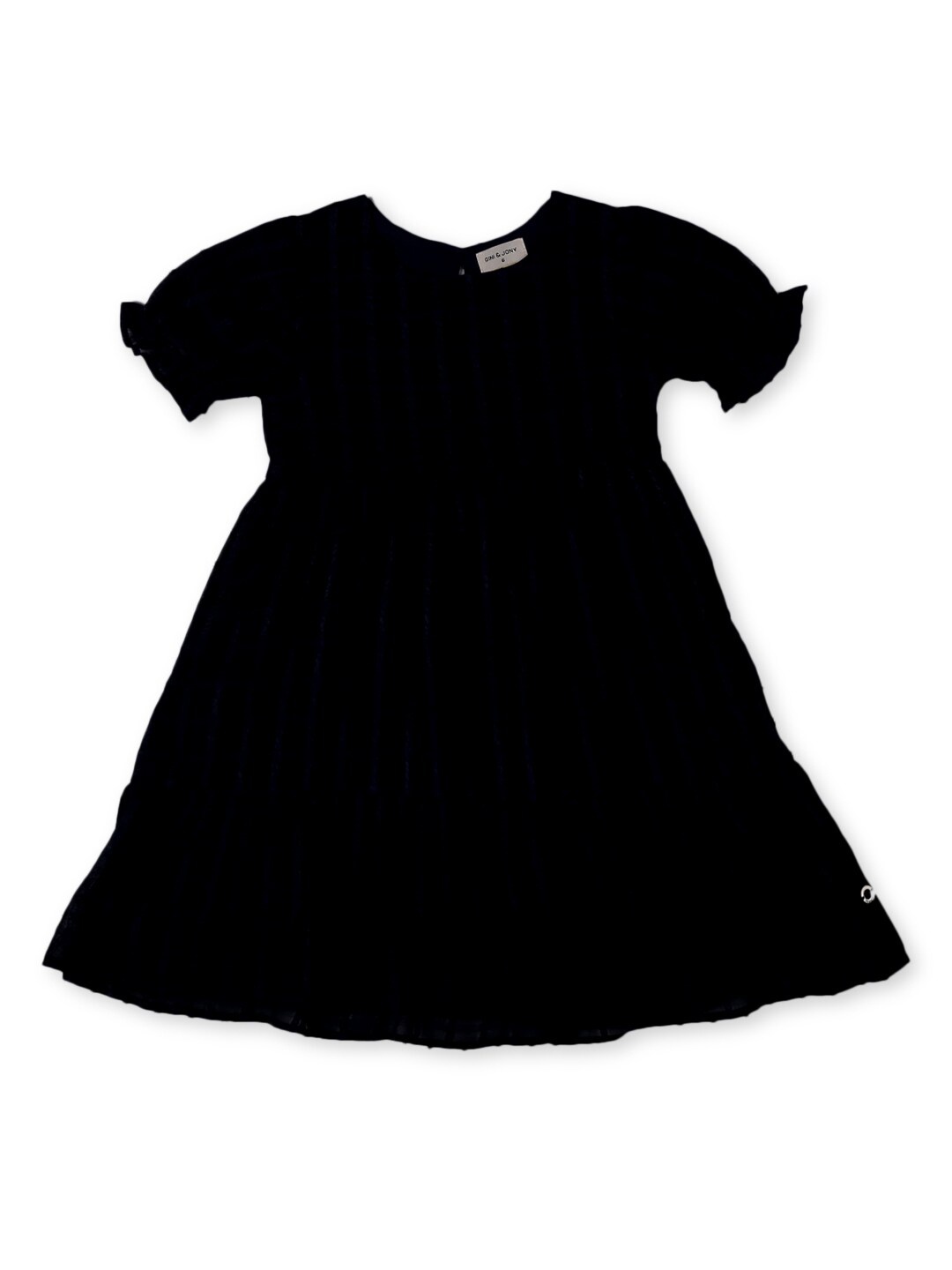 

Gini and Jony Girls Short Sleeves A-Line Dress, Black