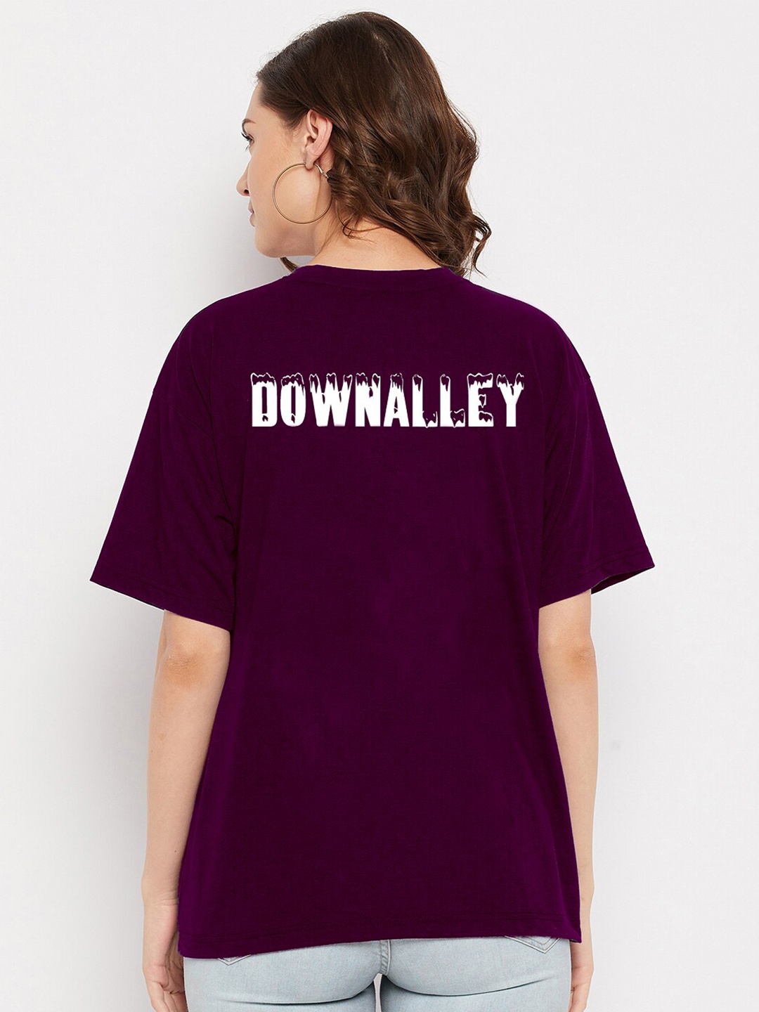 

FRENCH FLEXIOUS Typography Printed Cotton T-shirt, Maroon