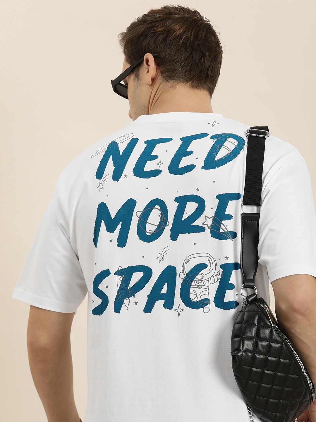 

DILLINGER Typography Printed Oversized T-shirt, White