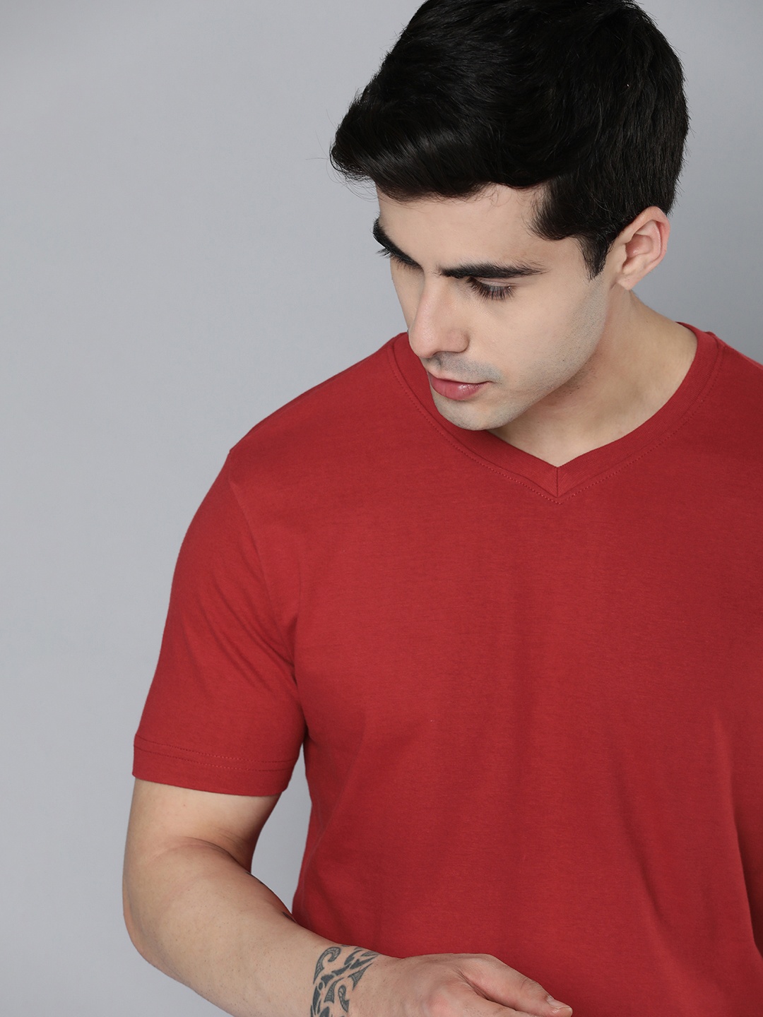 

ether Cotton T-shirt, Red