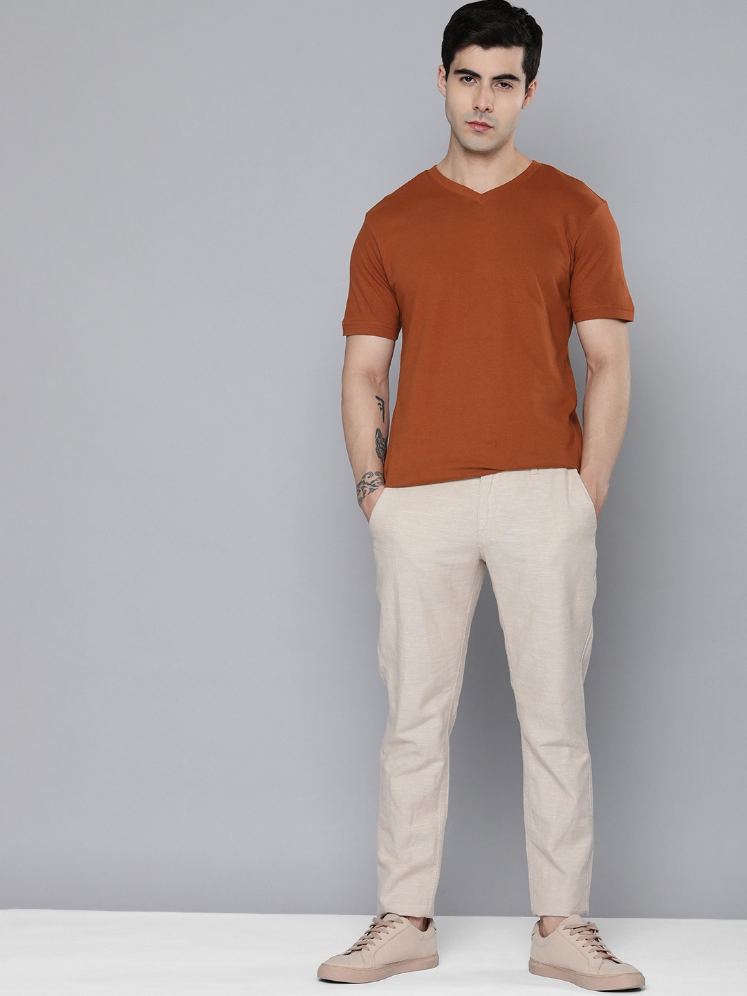 

ether Cotton T-shirt, Orange