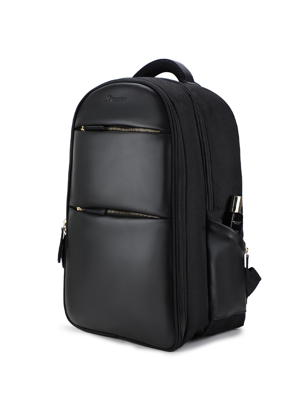 

RASHKI Padded Structured Laptop Bagpack, Black