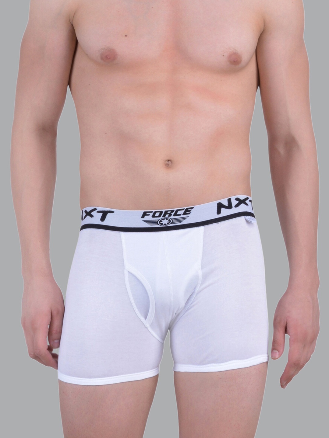 

Force NXT Pack Of 2 Ultra Fresh Technology Outer Elastic Cotton Trunks, White