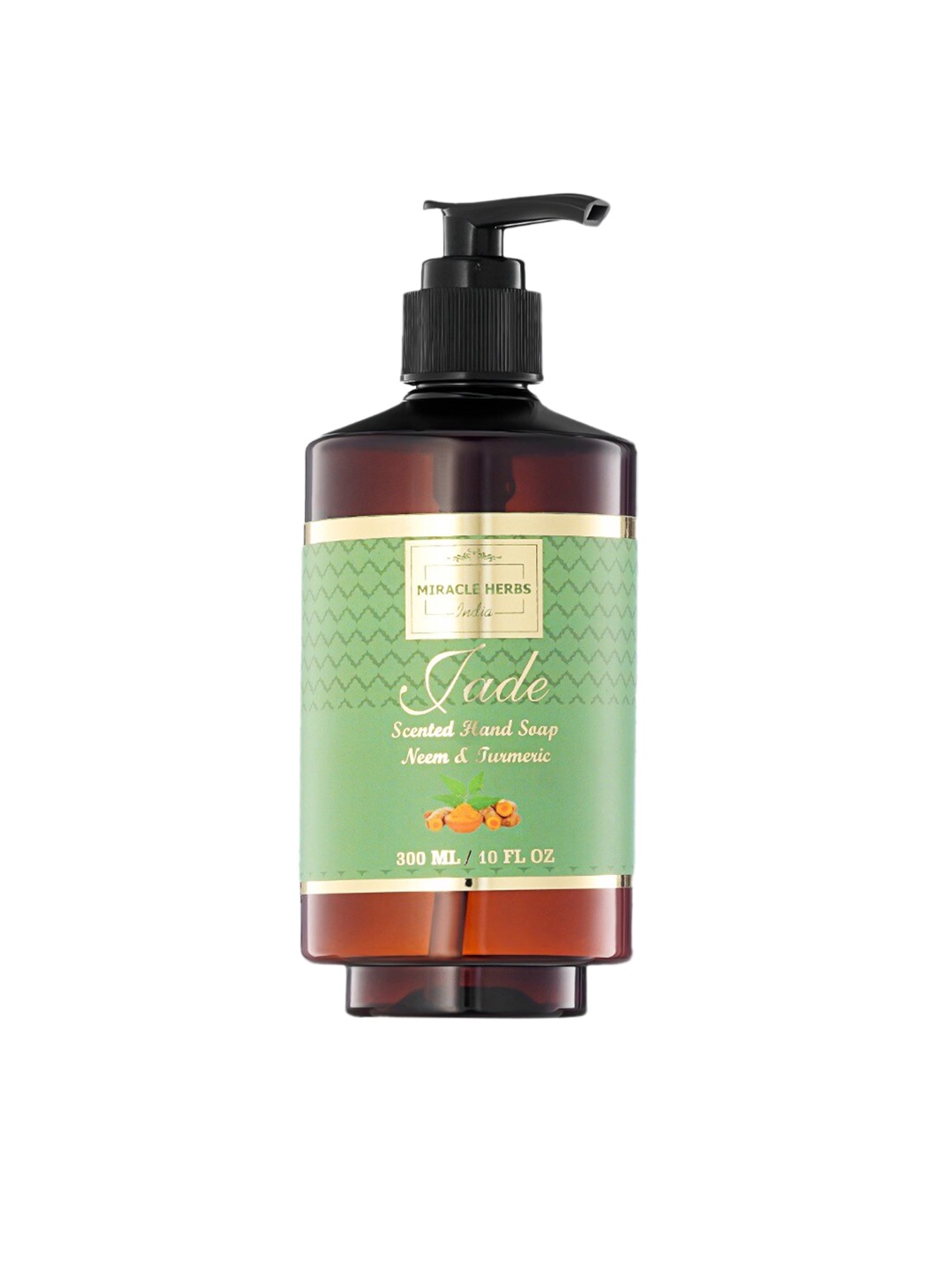 

MIRACLE HERBS Jade Scented Hand Soap Neem & Turmeric 300 ml, White