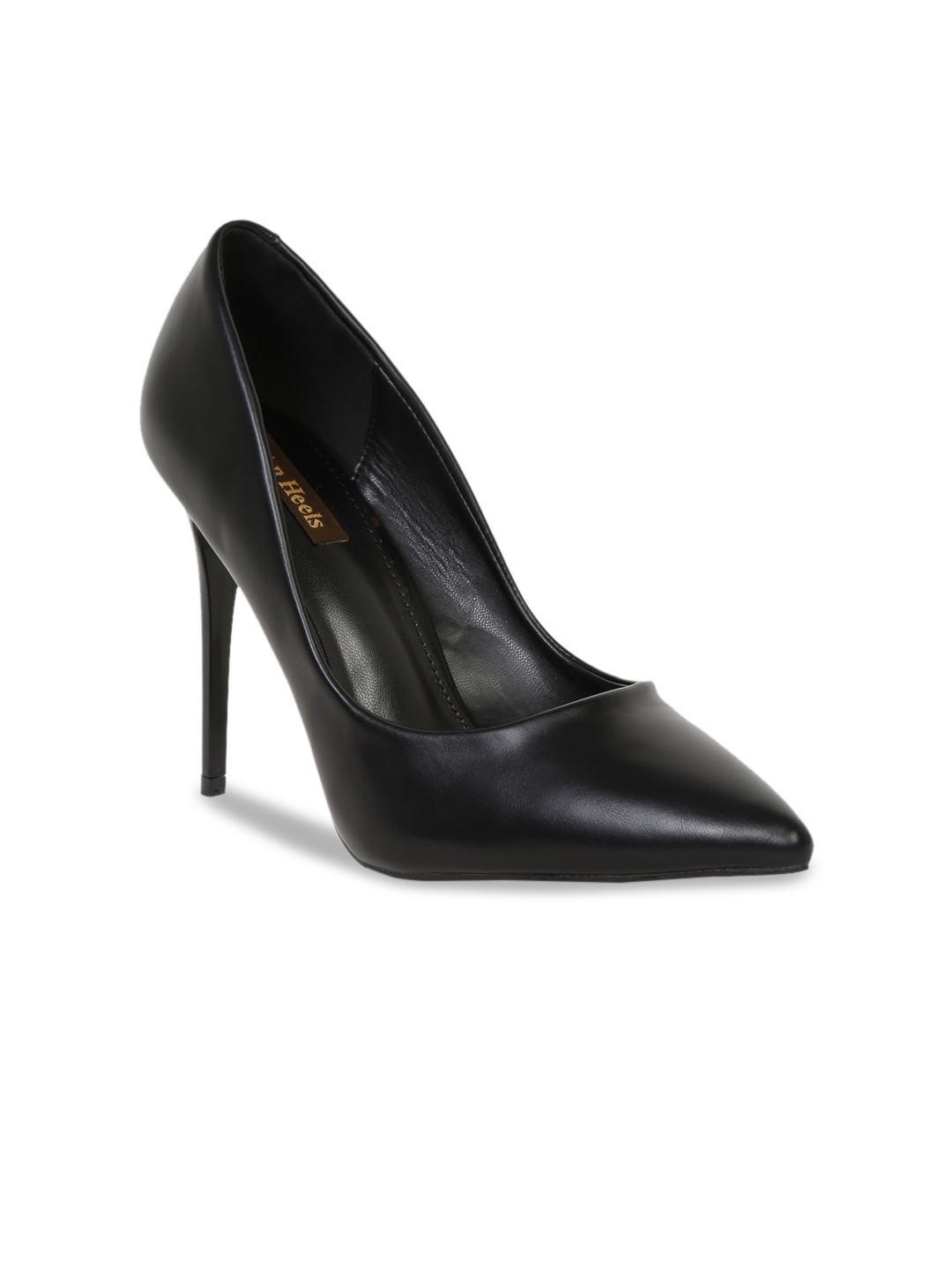 

Flat n Heels Pointed Toe Stiletto Pumps, Black