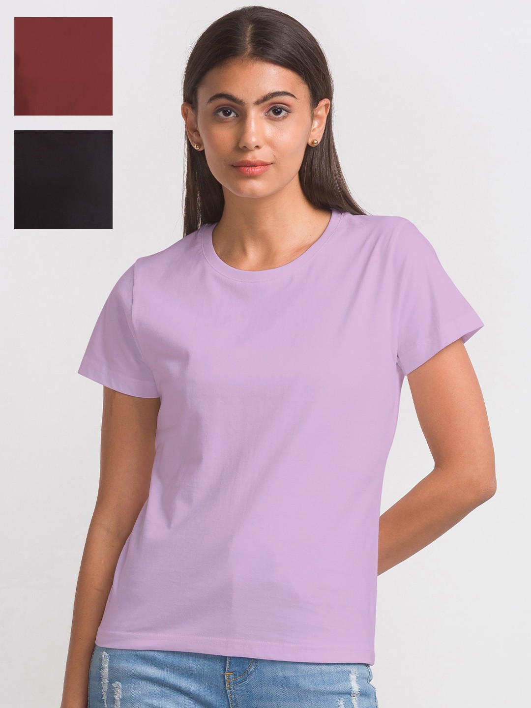 

FashionRack Pack of 3 Lounge Tshirts, Black