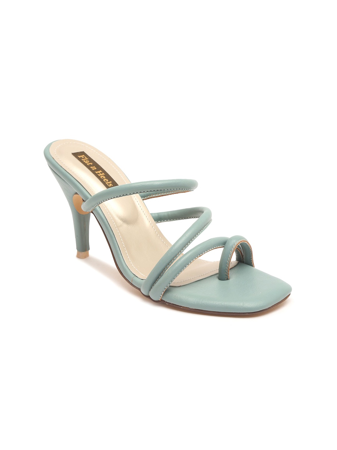 

Flat n Heels Blue Stiletto Sandals