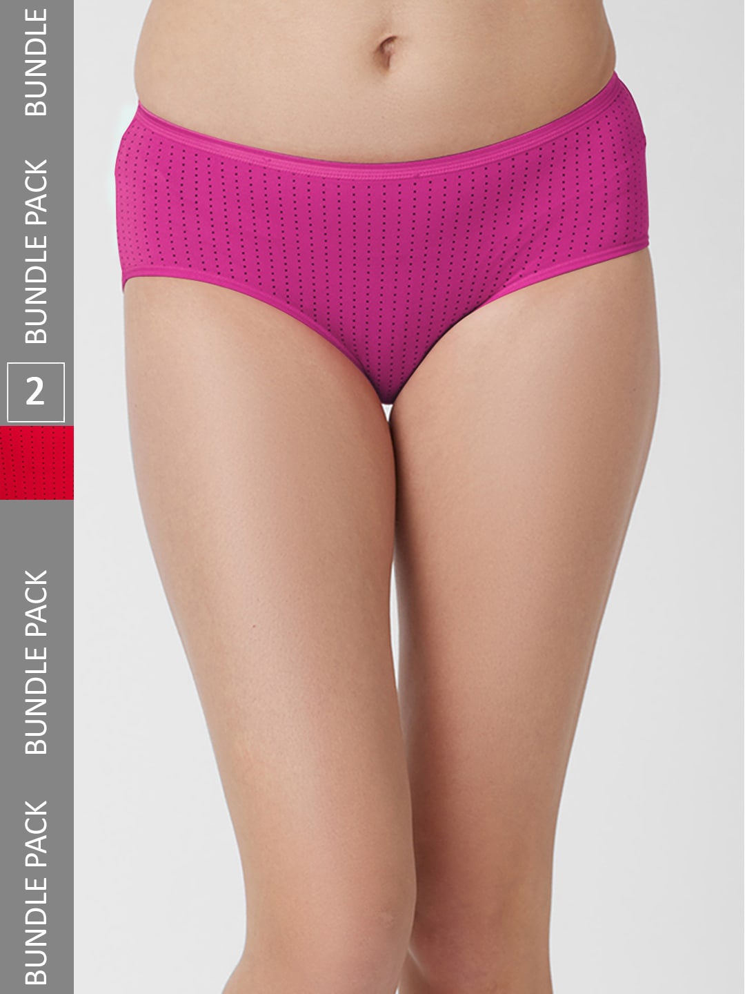 

FashionRack Pack Of 2 Cotton Hipster Briefs 6048 _RP, Assorted