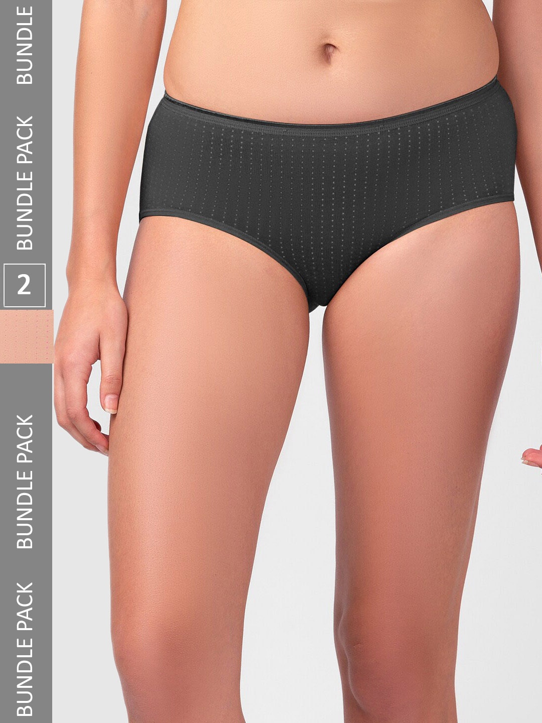 

FashionRack Pack Of 2 Cotton Hipster Briefs 6048 _SB, Assorted