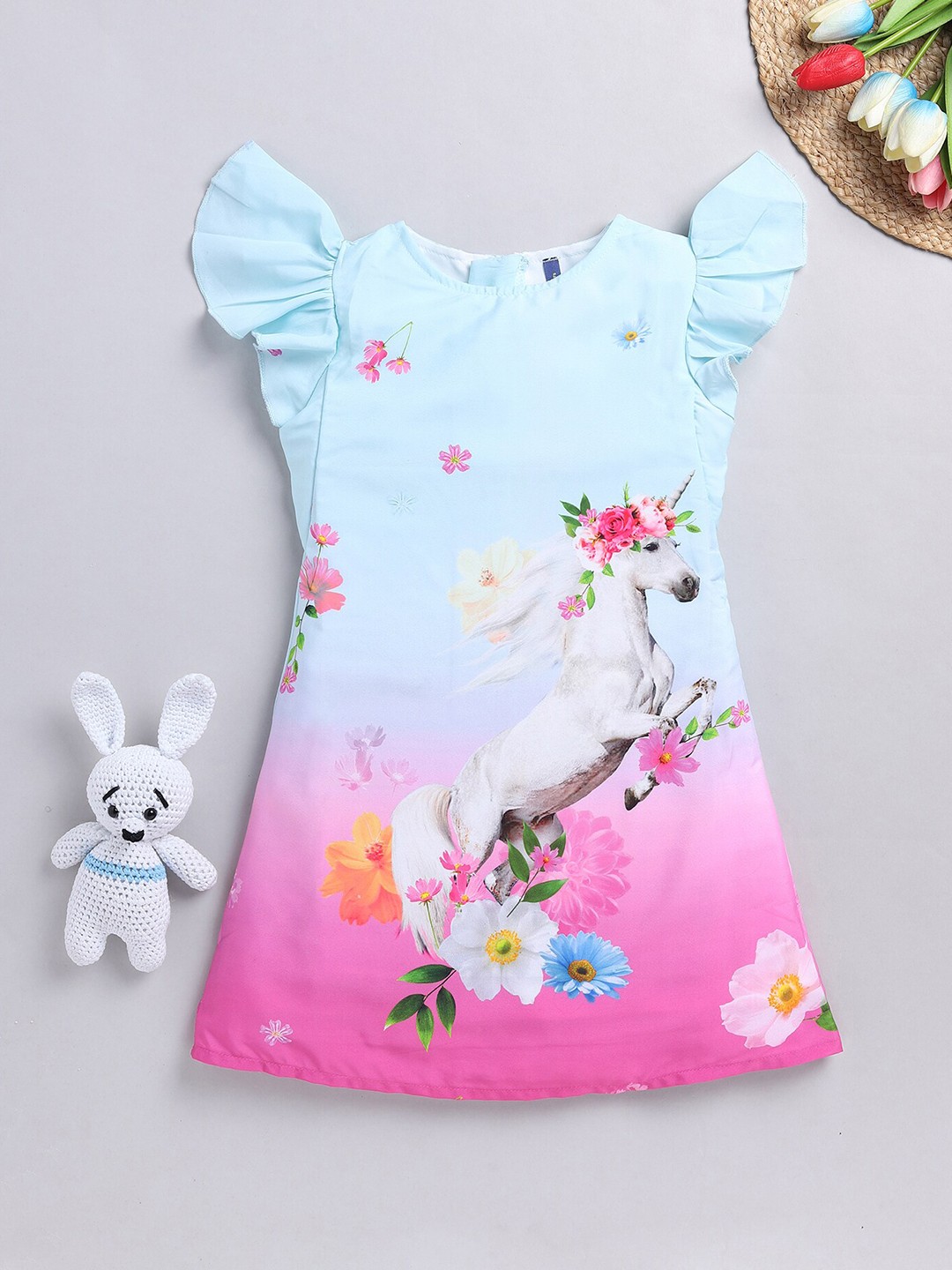 

YK Multicoloured A-Line Dress, Multi