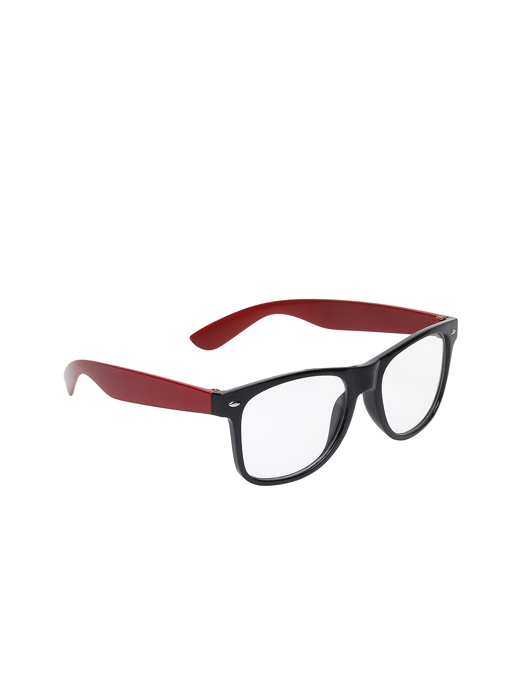 

CRIBA Full Rim Wayfarer Sunglasses with UV Protected Lens, Red