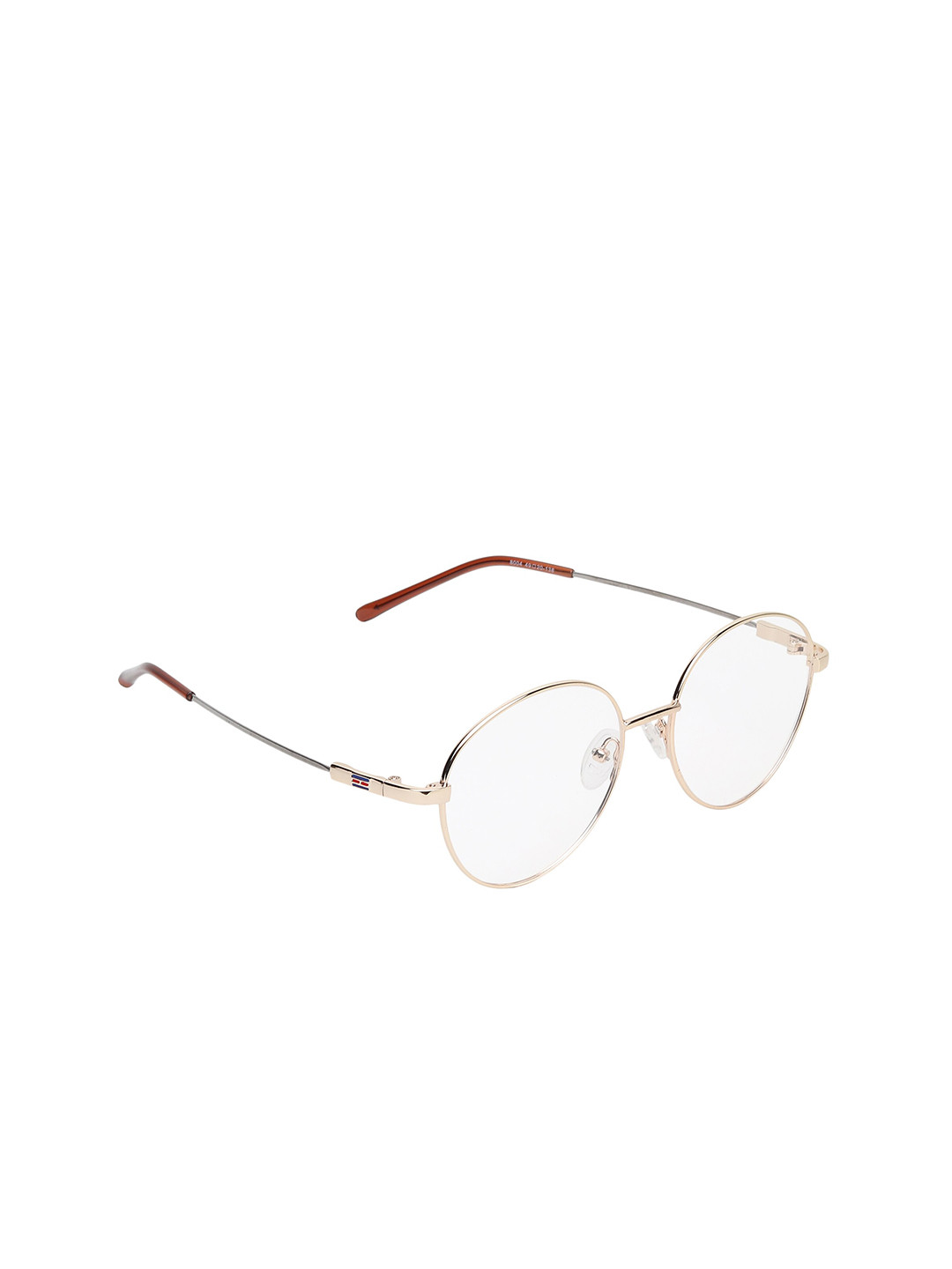 

CRIBA Full Rim Round Sunglasses with UV Protected Lens, Transparent