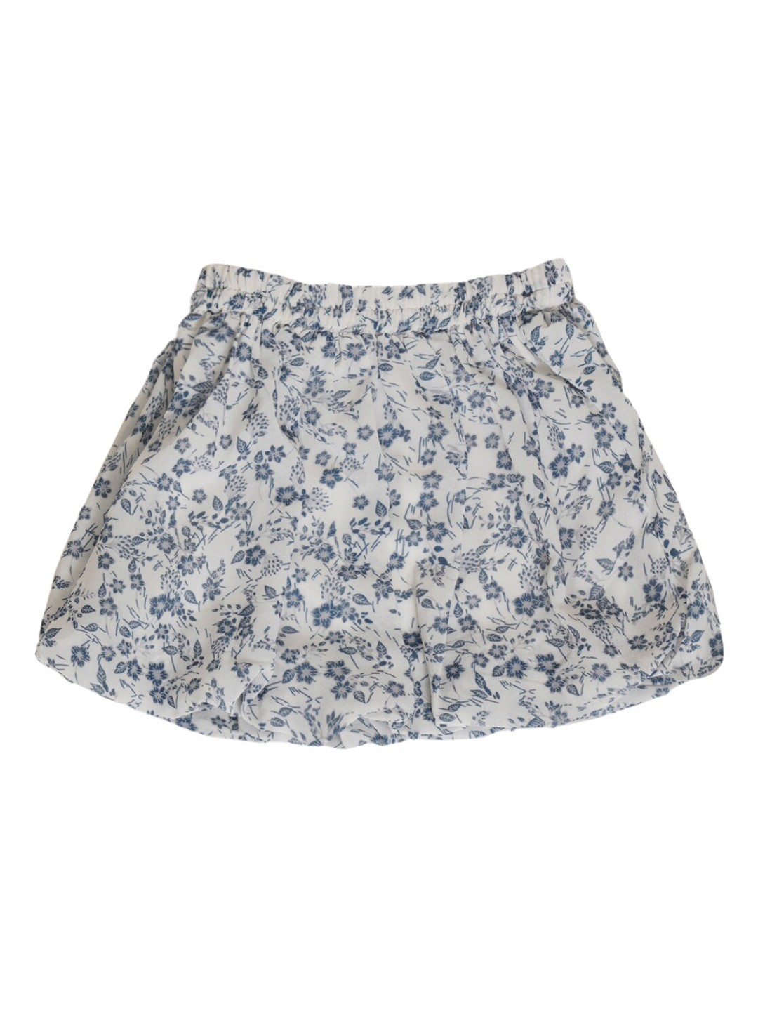 

Creative Kids Girls Floral Printed Knee-Length Balloon Skirt, White