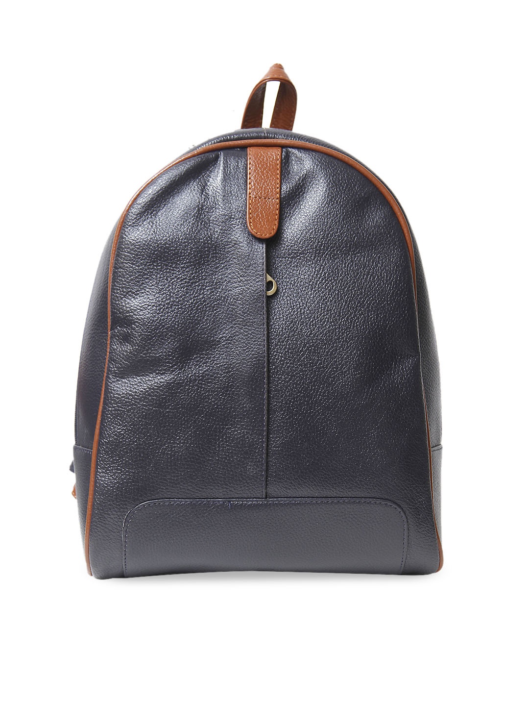 

Calvadoss Textured Leather Backpack, Navy blue