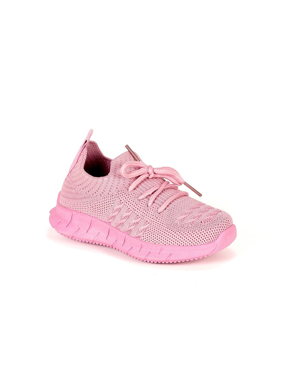 

Lil Lollipop Kids Lightweight Textile Breathable Non-Marking Walking Sports Shoes, Pink