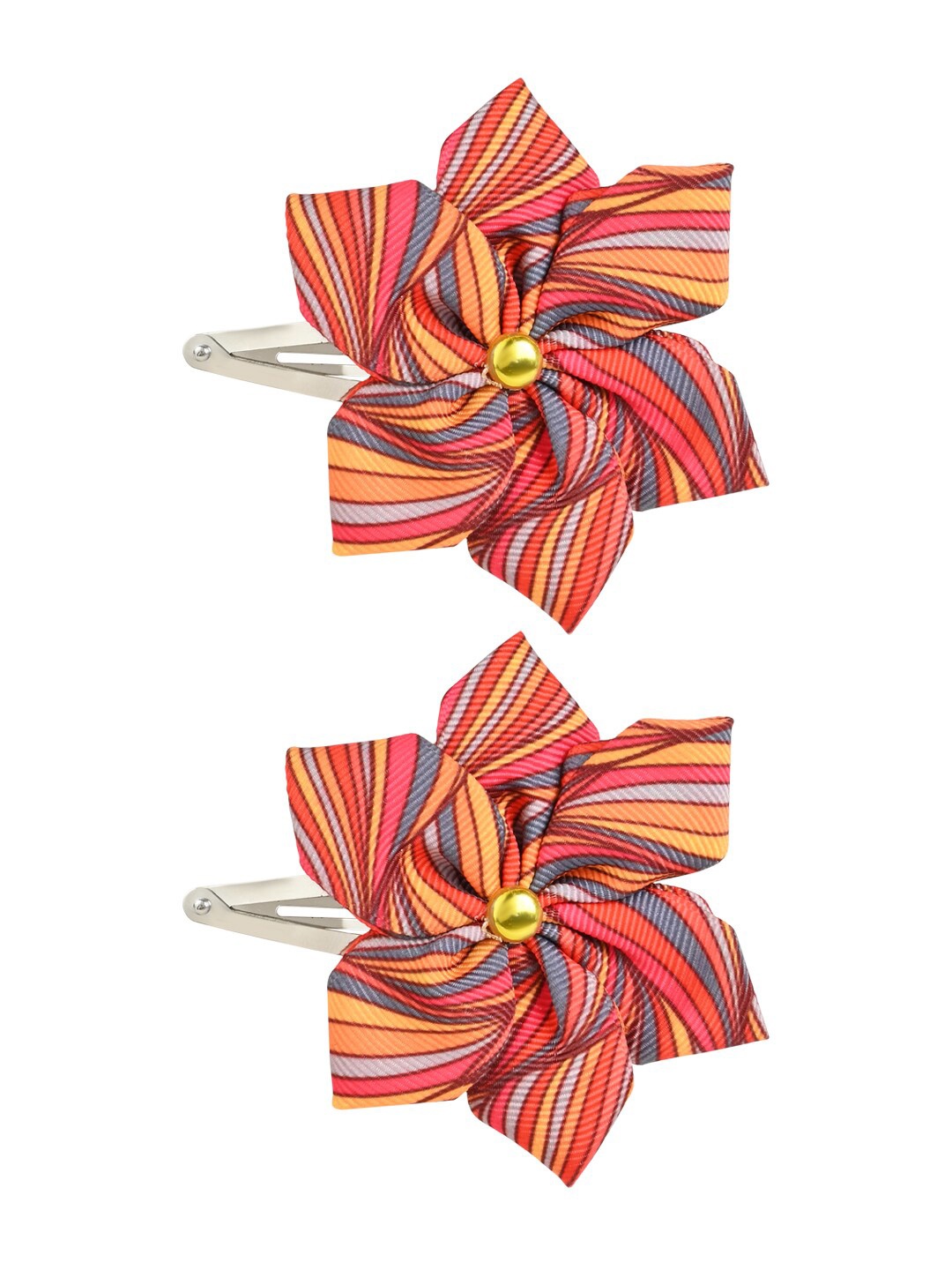 

Aye Candy Girls Set of 2 Tic Tac Hair Clips, Orange