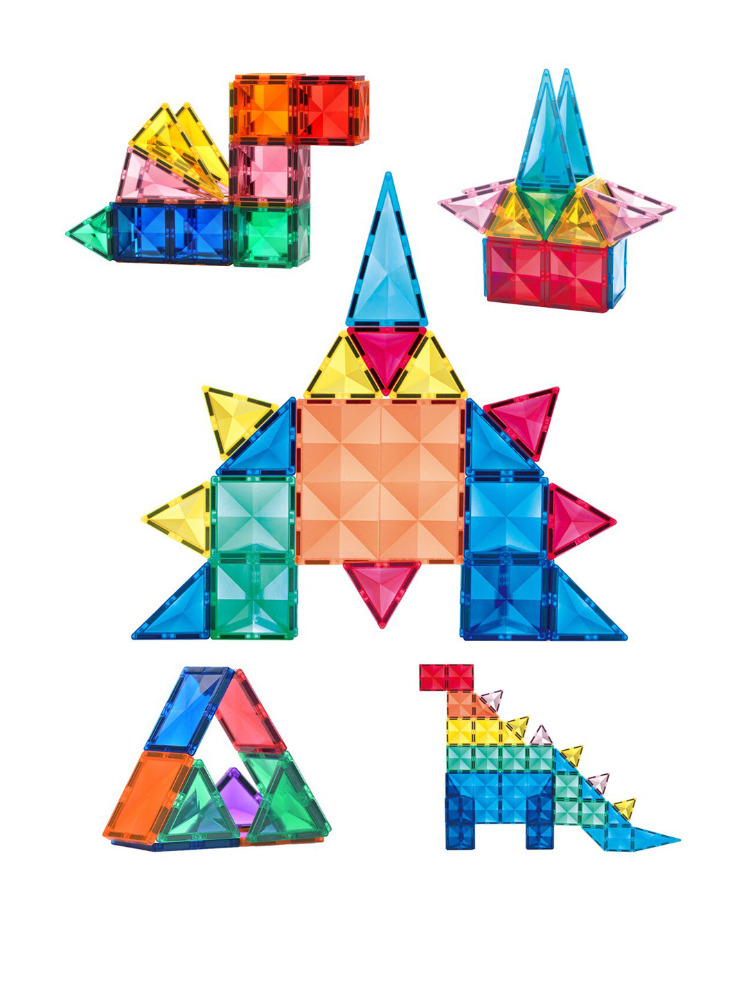 

WEMBLEY Kids 100 Pcs Magnetic Building Blocks Constructing Learning and Development Toys, Blue