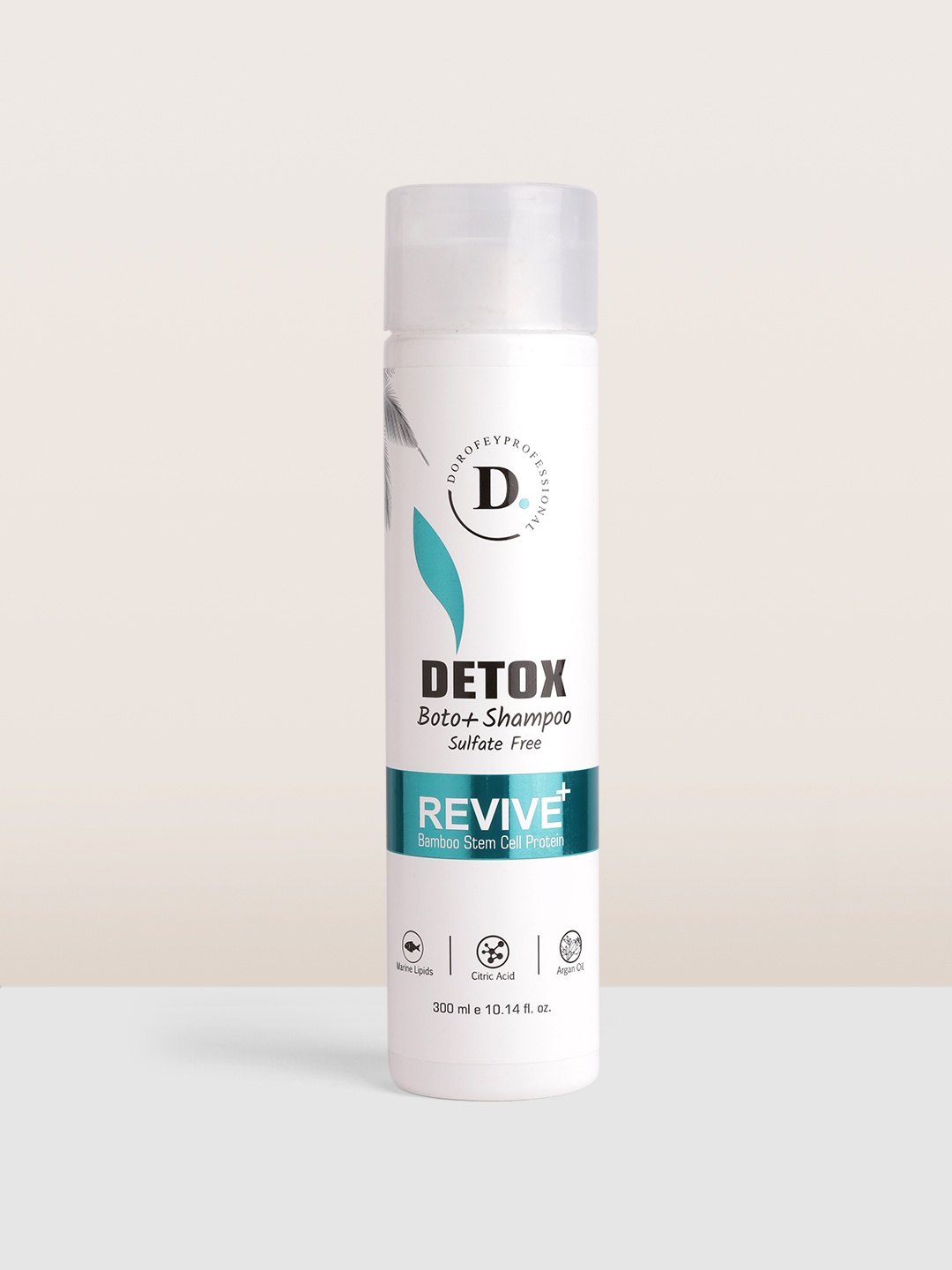 

DOROFEY PROFESSIONAL Sulfate-Free Detox Boto+ Shampoo - 300 ML, White