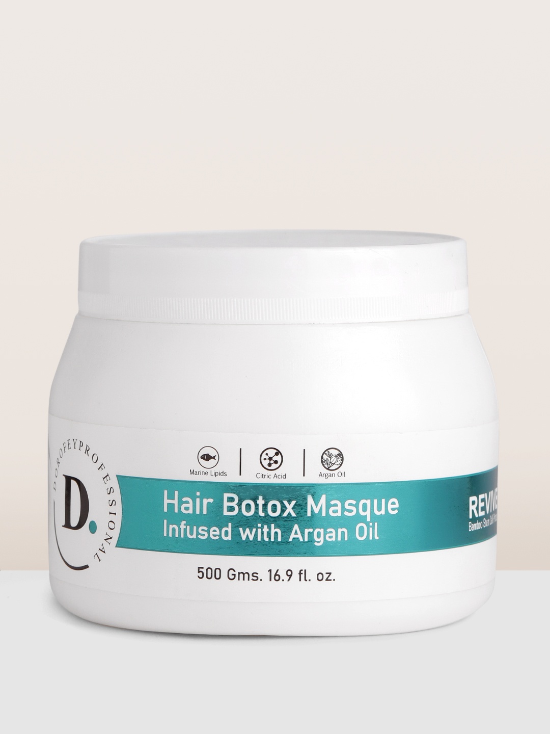 

DOROFEY PROFESSIONAL Sulfate-Free Hair Masque With Argan Oil - 500 ml, White