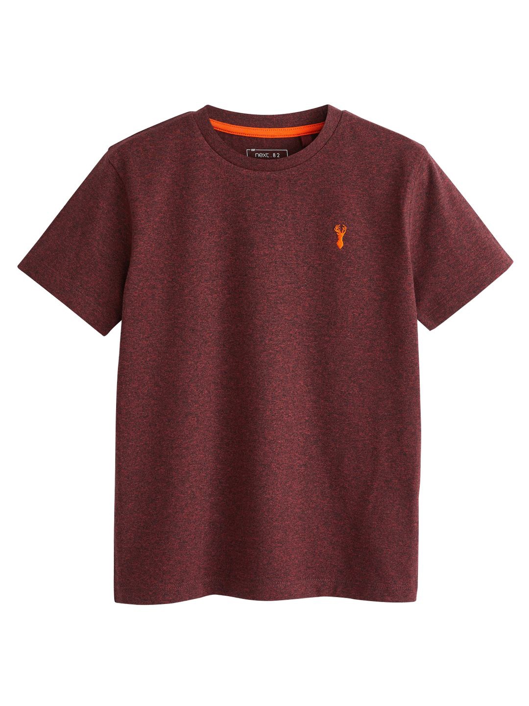 

NEXT Boys Round Neck T-shirt, Burgundy