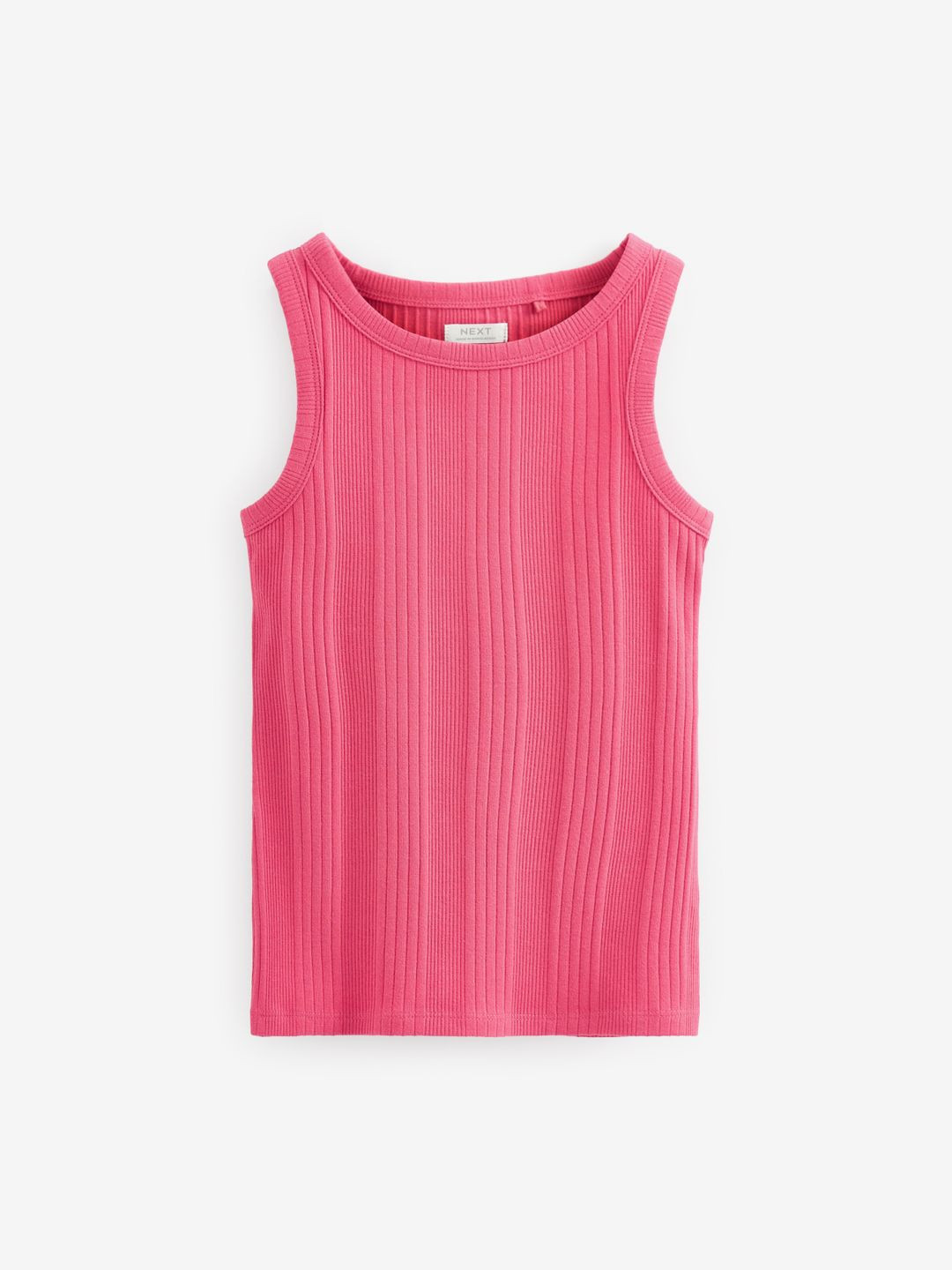

NEXT Girls Round Neck Tank Top, Pink