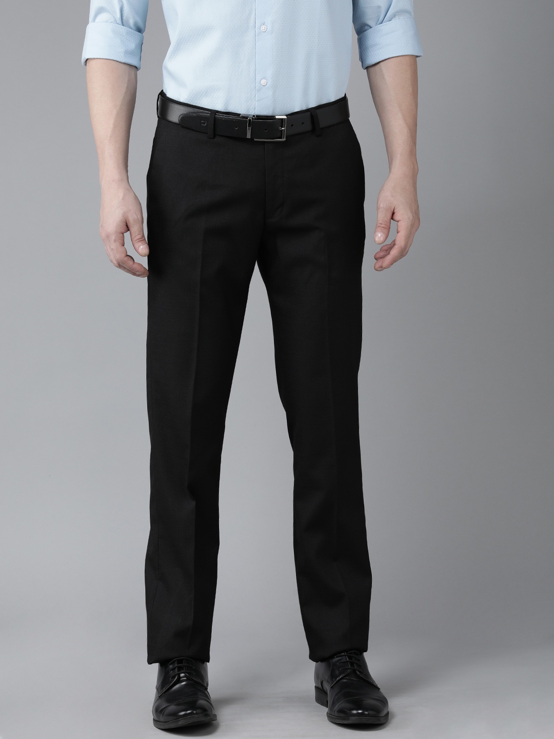 

Arrow Men Tailored Fit Trousers, Black