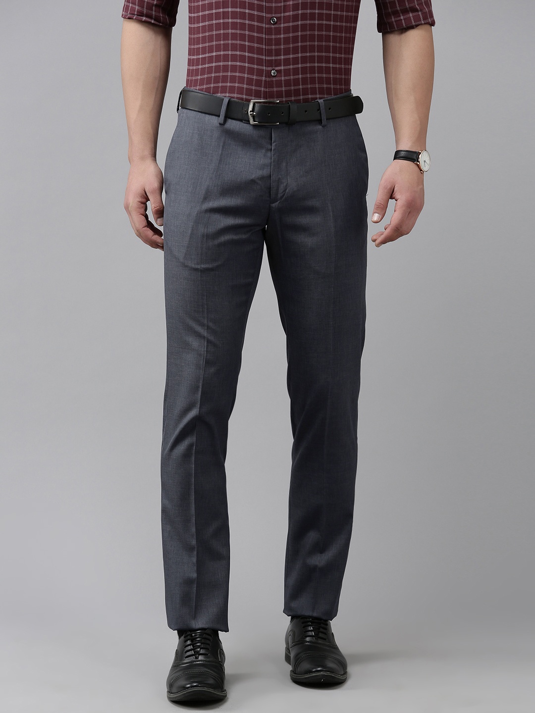 

Arrow Men Tailored Formal Trousers, Blue