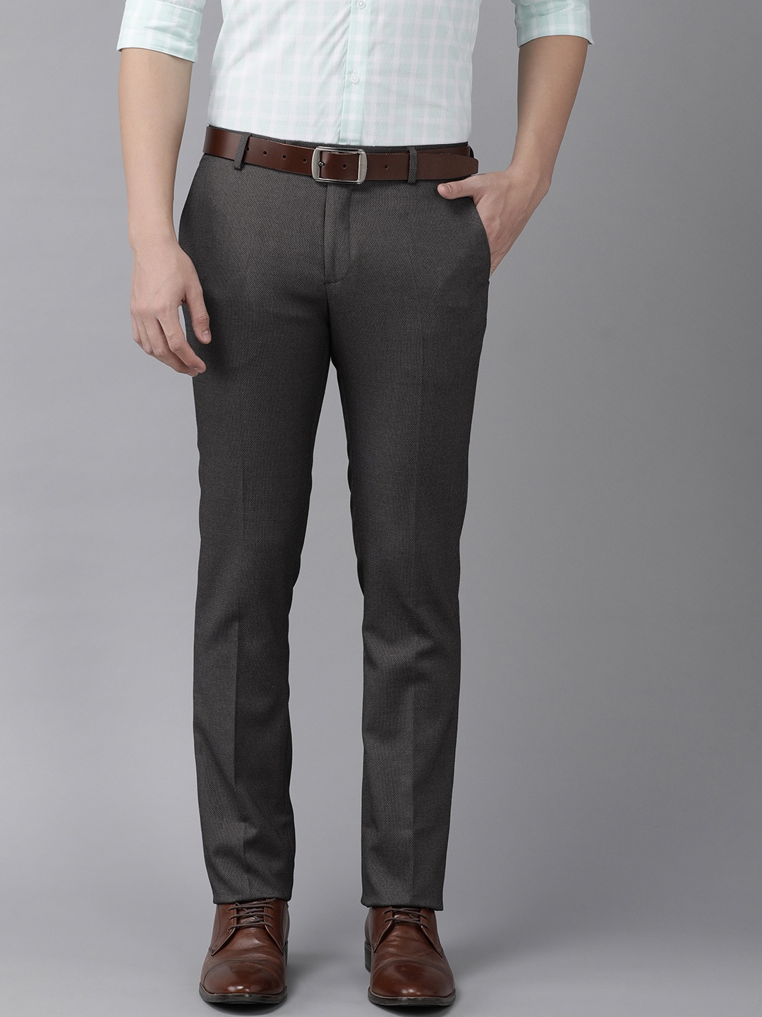 

Arrow Men Tailored Formal Trousers, Grey