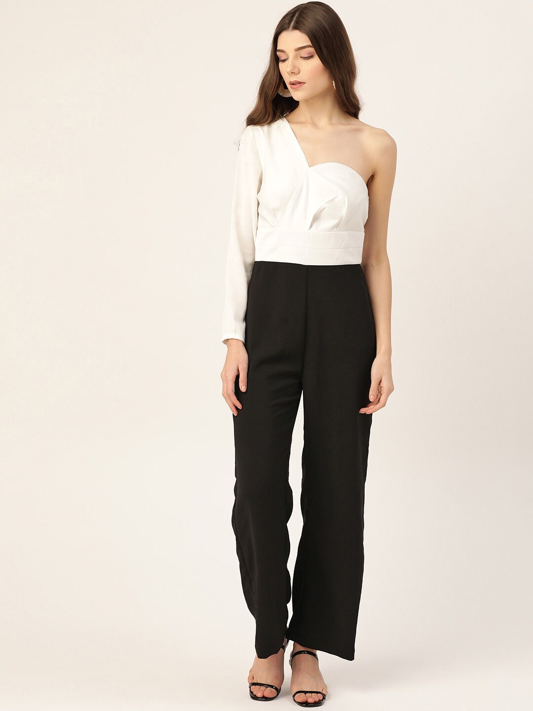 

DODO & MOA One Shoulder Basic Jumpsuit, Black