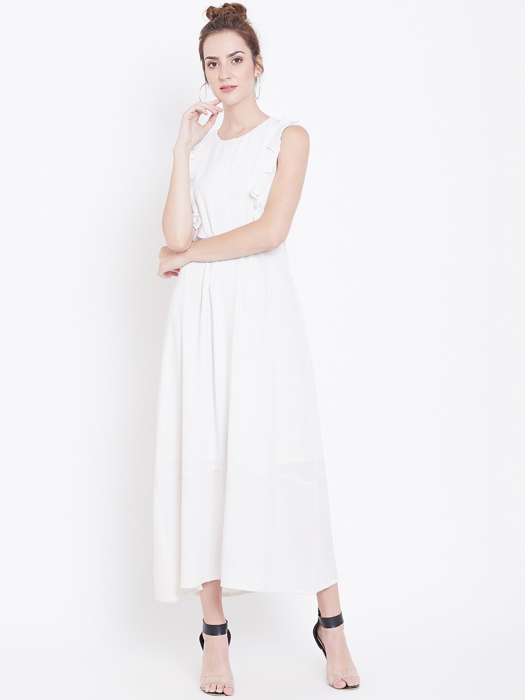 

DODO & MOA Flared Basic Jumpsuit, Blue