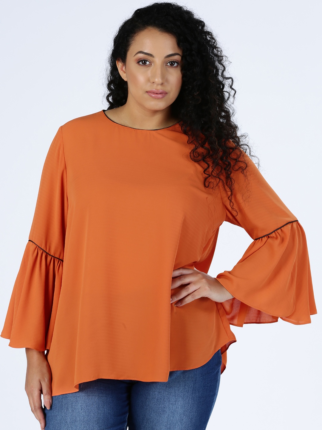 

Splash Women Orange Solid Top