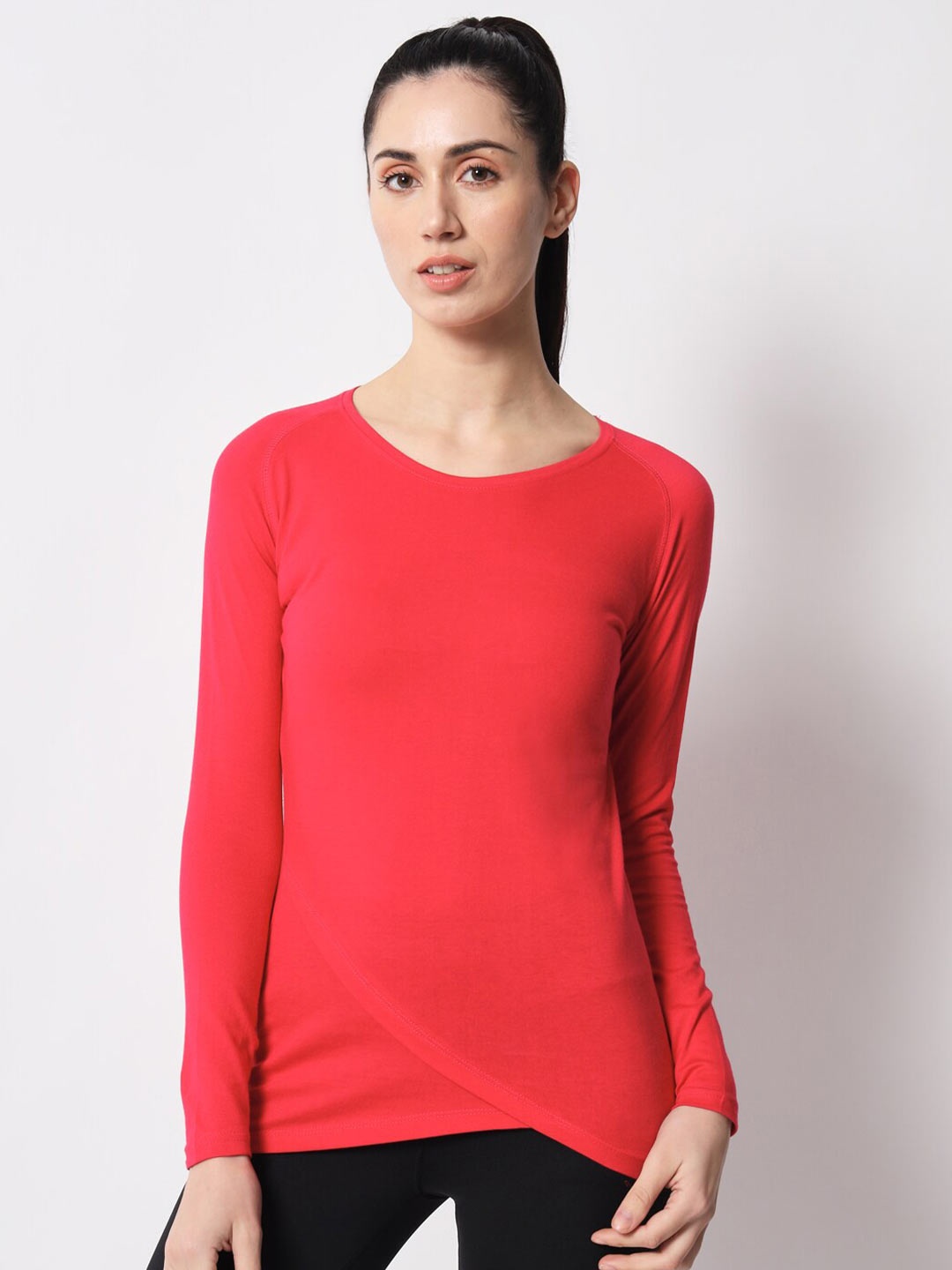 

appulse Round Neck Cotton T-shirt, Pink