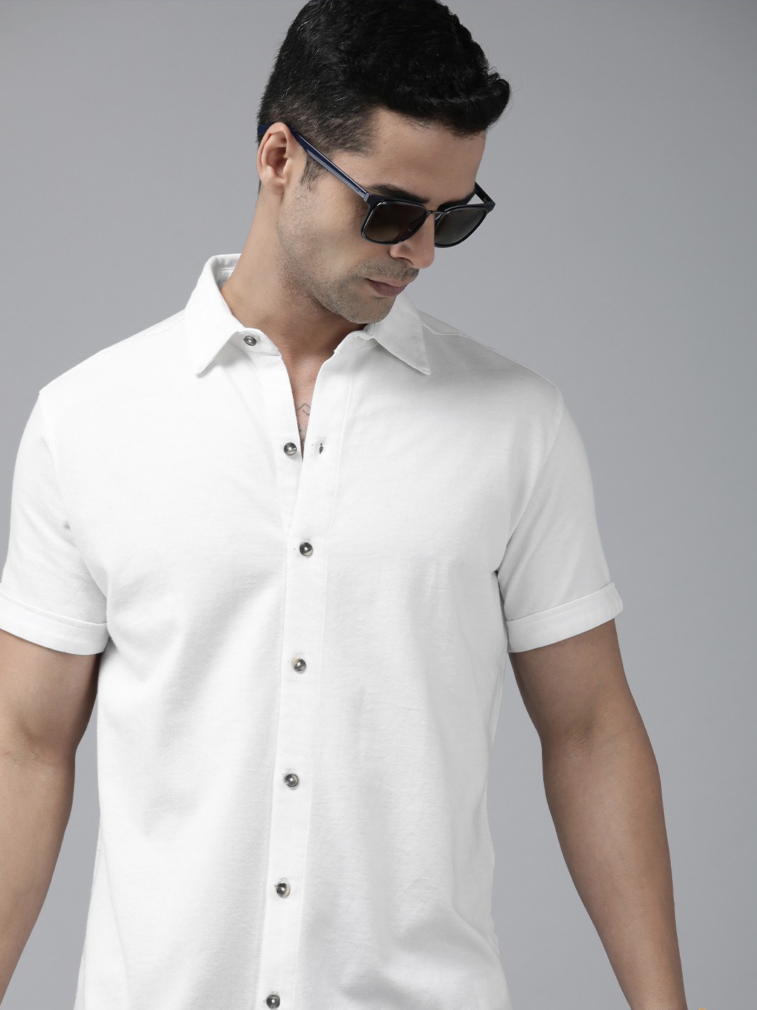 

Roadster Comfort Casual Shirt, White