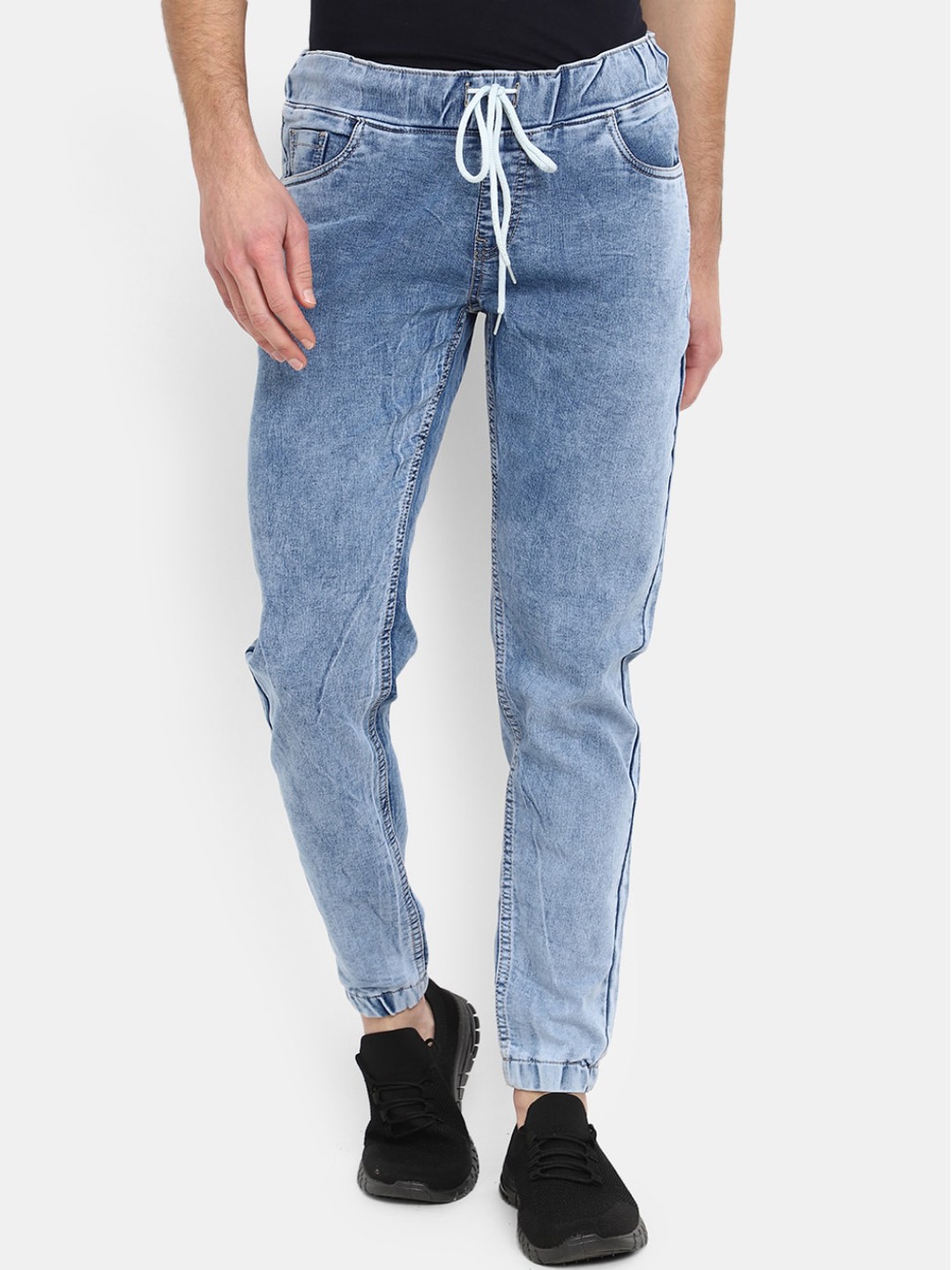 

V-Mart Men Mid-Rise Stretchable Jeans, Blue