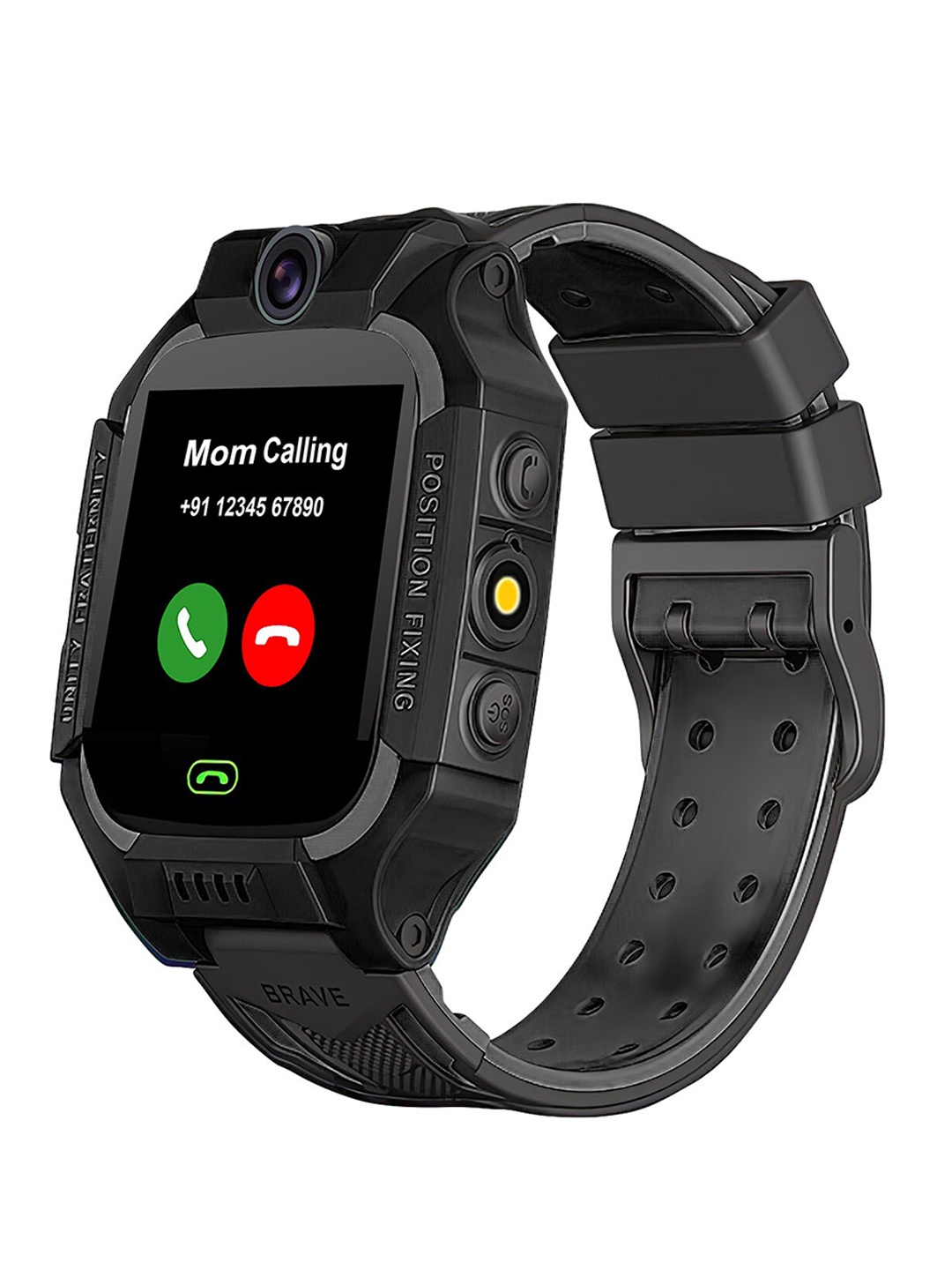 

Spiky Kids Dual Camera Educational Multifunction Digital Smart Watch Centaur_0223_Bk, Black