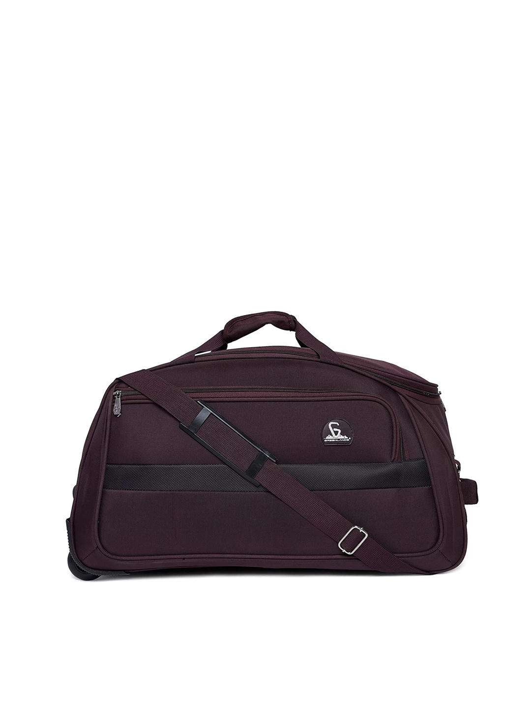 

GREENLANDS Textured Duffle Bag, Brown