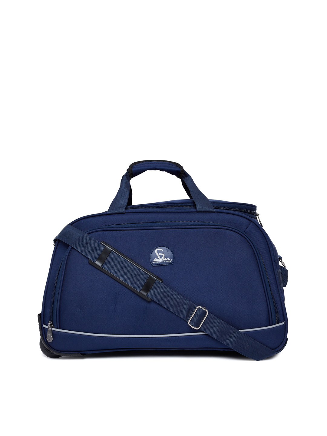 

GREENLANDS Textured Duffle Bag, Blue