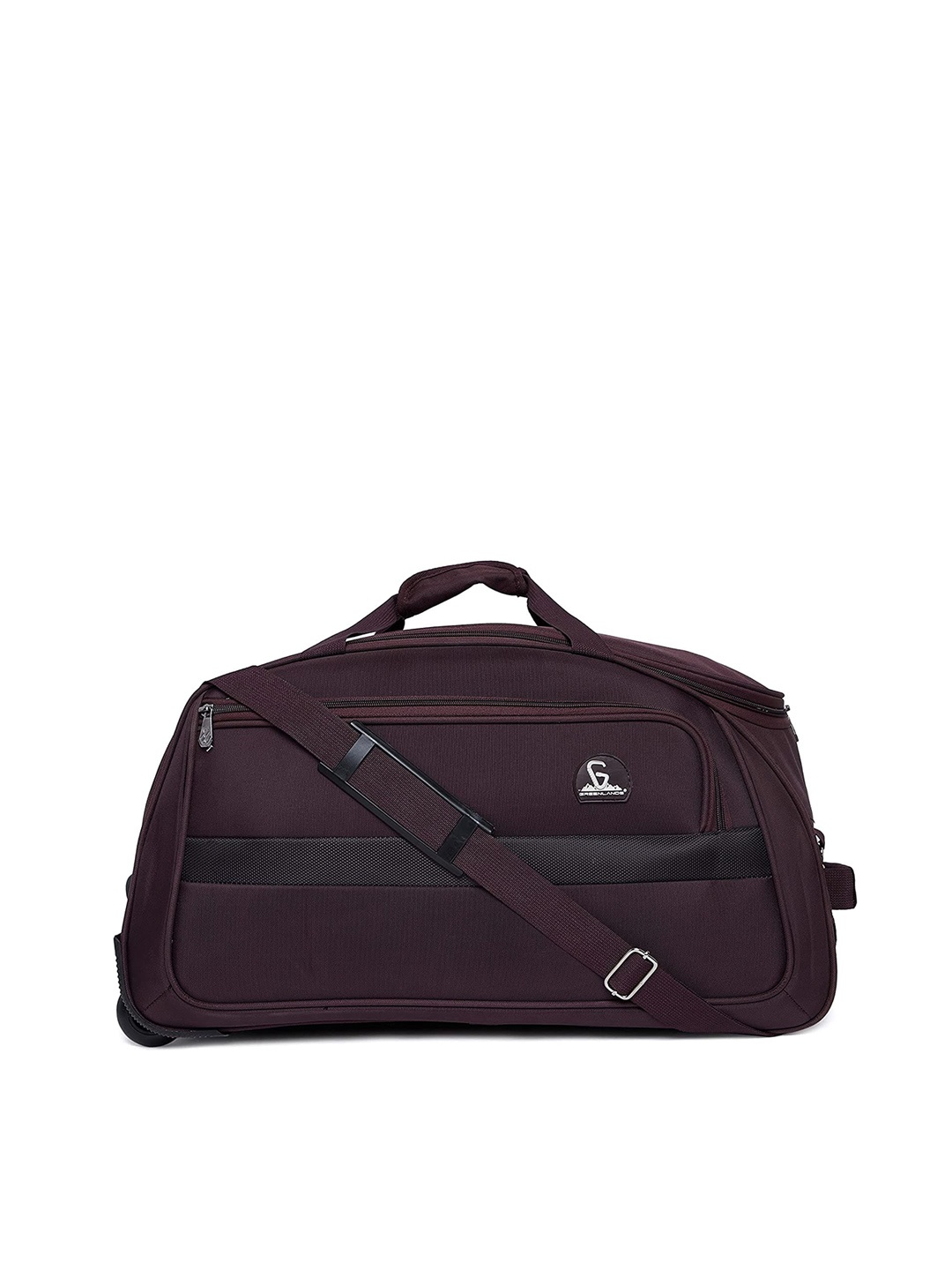 

GREENLANDS Textured Duffle Bag, Brown