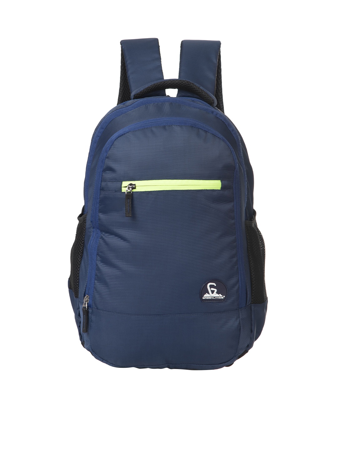 

GREENLANDS Light Weight Water Resistant Medium Backpack, Navy blue