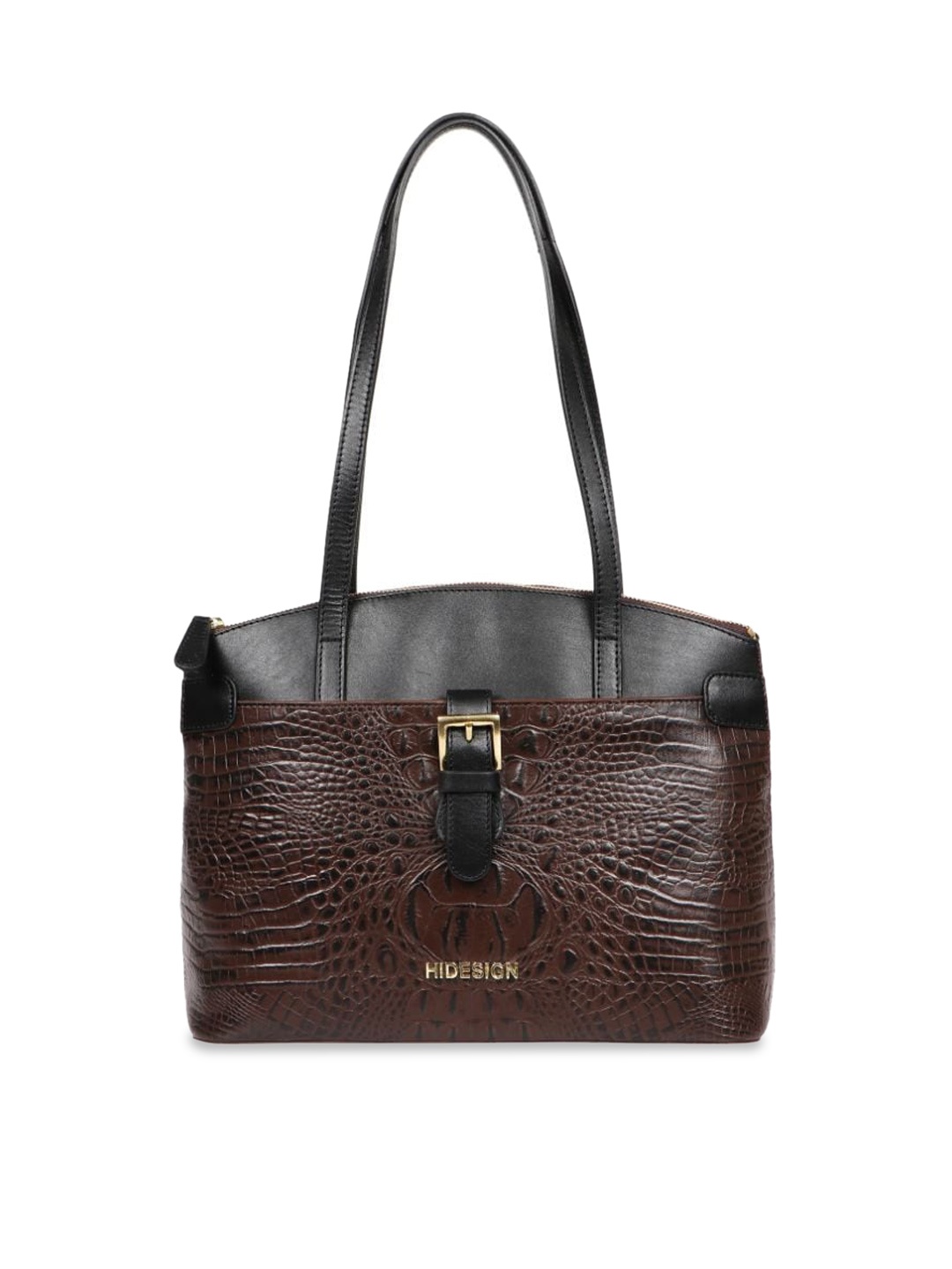 

Hidesign Textured Leather Tote Bag, Brown