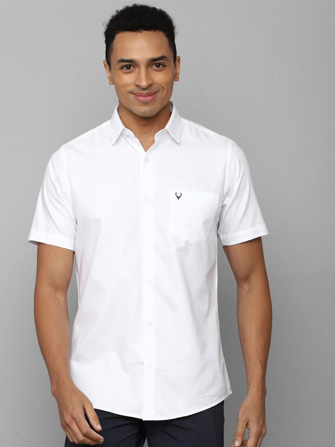 

Allen Solly Slim Fit Pure Cotton Casual Shirt, White