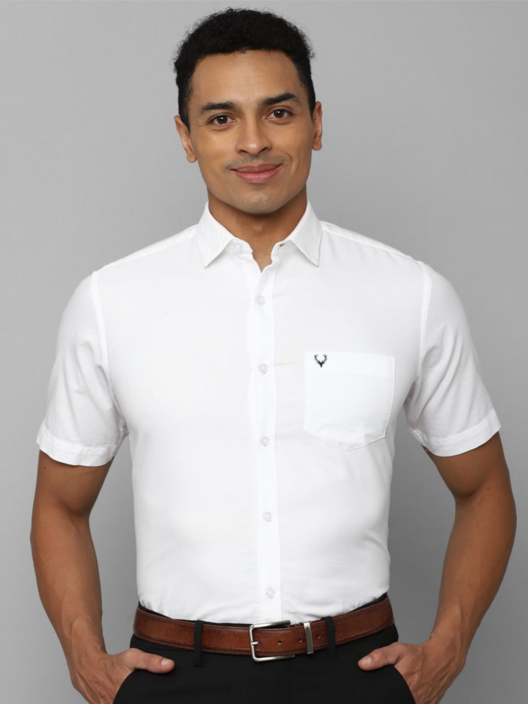 

Allen Solly Slim Fit Pure Cotton Formal Shirt, White