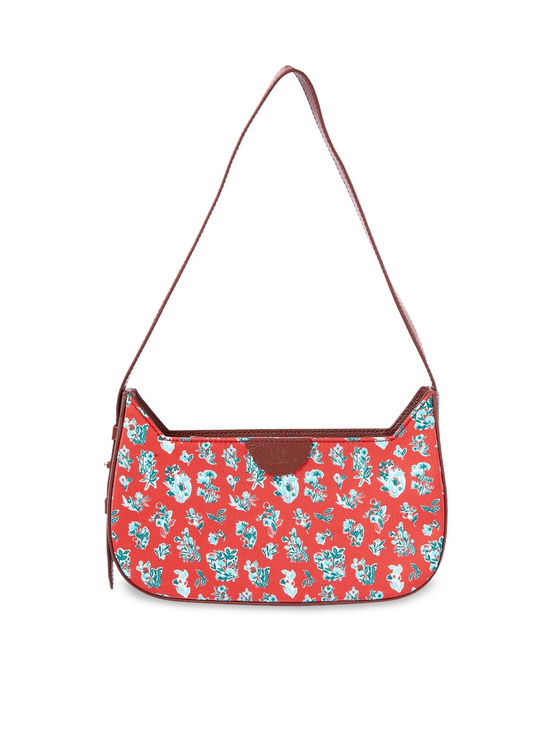 

TEAL BY CHUMBAK Floral Printed Sling Bag, Red