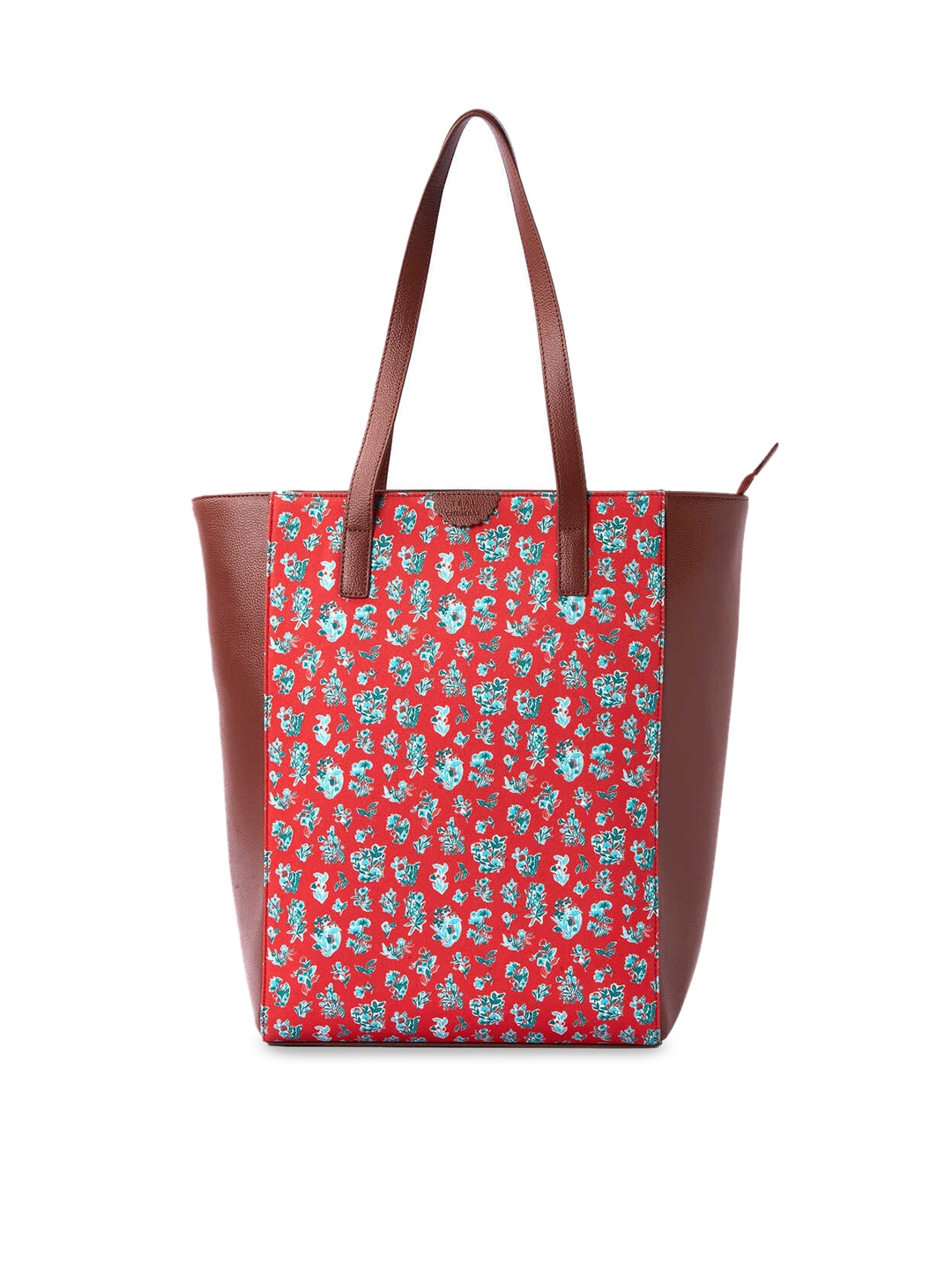 

TEAL BY CHUMBAK Printed Tote Bag, Red