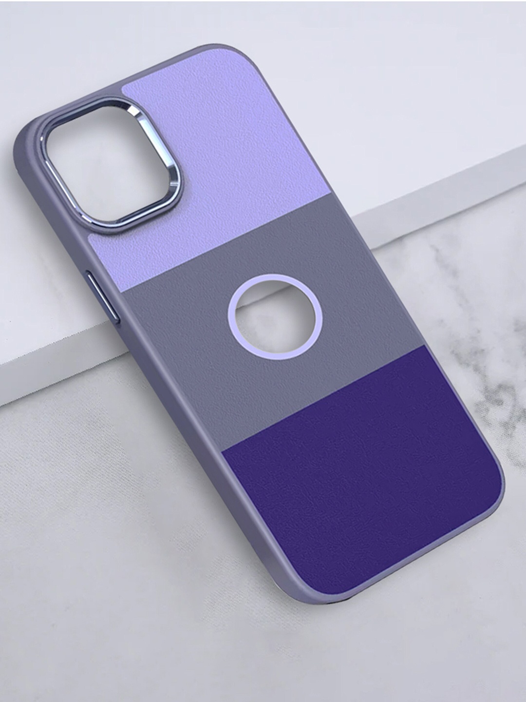 

Karwan Premium Leather iPhone 11 Pro Max Phone Back Cover, Purple