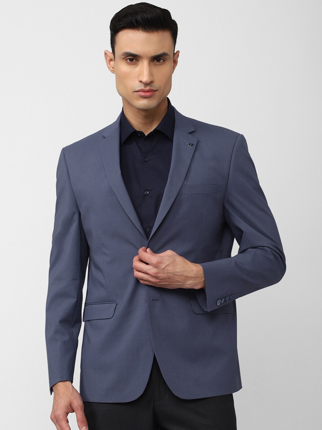 

Van Heusen Men Single-Breasted Formal Blazers, Blue