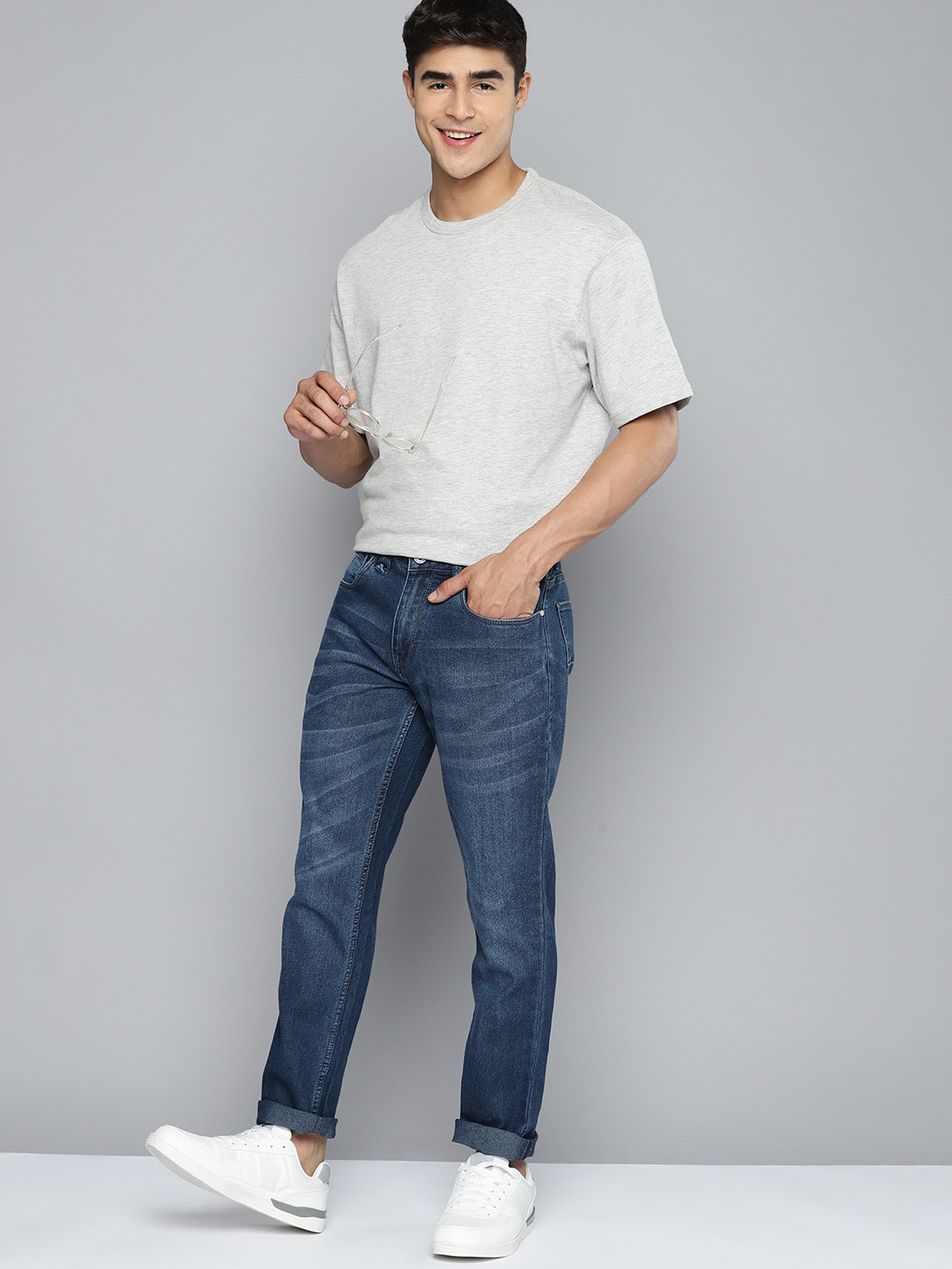 

Mast & Harbour Slim Fit Jeans, Blue