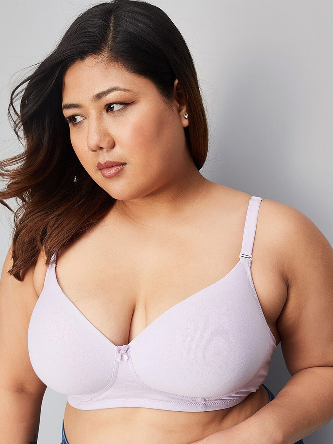 

max Plus Size Lightly Padded Non Wired Everyday Bra 1000011927457, Purple