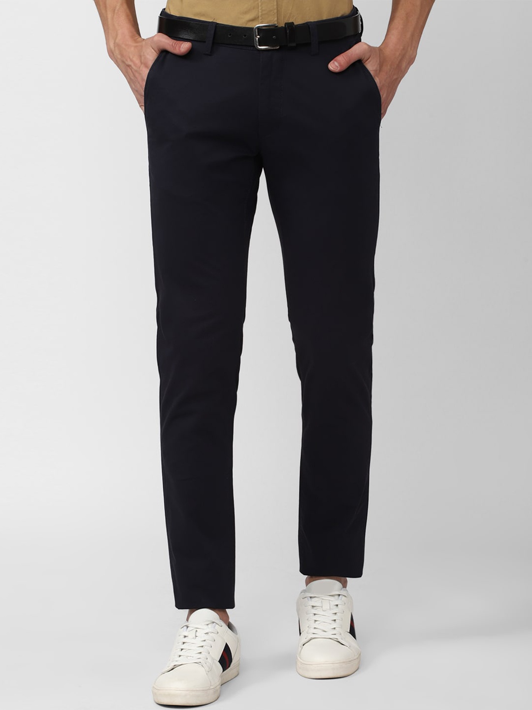 

Van Heusen Sport Men Navy Blue Slim Fit Trousers